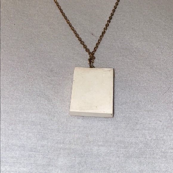 Vintage painting necklace - Picture 4 of 4